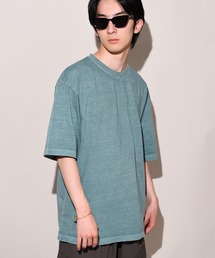 1-7B10 後染め ピグメント ワイド Tシャツ