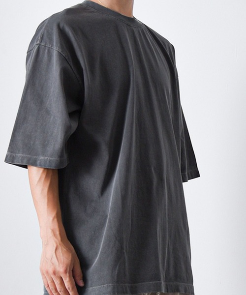 CALIFORNIA OUTFITTERS(カリフォルニア アウトフィッターズ)の「1-7B10 後染め ピグメント ワイド Tシャツ(Tシャツ/カットソー・メンズ・ブラック/ベージュ/グリーン/ブラウン/オレンジ/ブルー/レッド/アイボリー・FREE)」の11枚目の写真