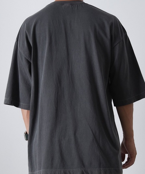 CALIFORNIA OUTFITTERS(カリフォルニア アウトフィッターズ)の「1-7B10 後染め ピグメント ワイド Tシャツ(Tシャツ/カットソー・メンズ・ブラック/ベージュ/グリーン/ブラウン/オレンジ/ブルー/レッド/アイボリー・FREE)」の13枚目の写真
