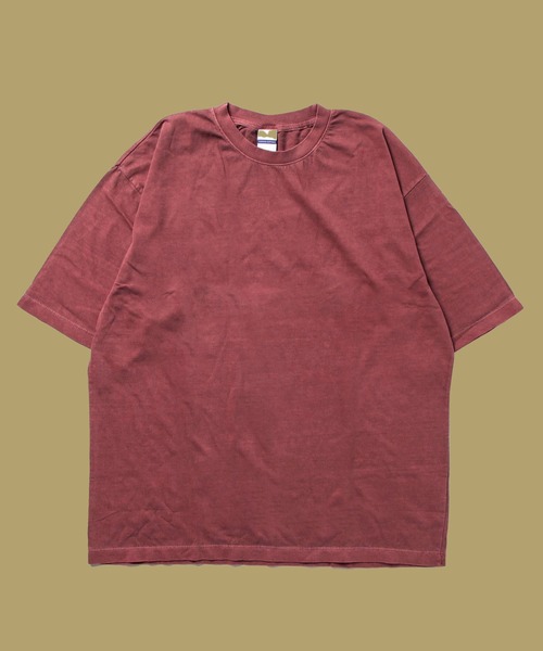 CALIFORNIA OUTFITTERS(カリフォルニア アウトフィッターズ)の「1-7B10 後染め ピグメント ワイド Tシャツ(Tシャツ/カットソー・メンズ・ブラック/ベージュ/グリーン/ブラウン/オレンジ/ブルー/レッド/アイボリー・FREE)」の15枚目の写真