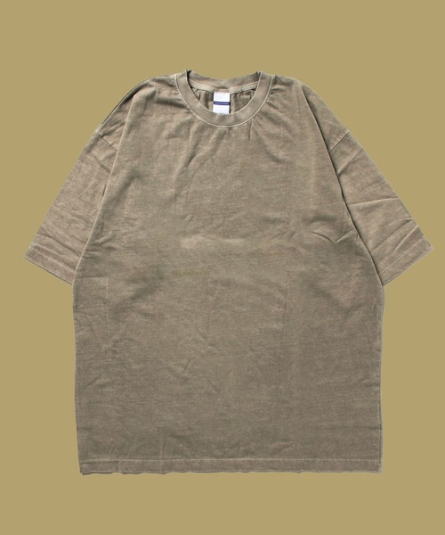 CALIFORNIA OUTFITTERS(カリフォルニア アウトフィッターズ)の「1-7B10 後染め ピグメント ワイド Tシャツ(Tシャツ/カットソー・メンズ・ブラック/ベージュ/グリーン/ブラウン/オレンジ/ブルー/レッド/アイボリー・FREE)」の16枚目の写真