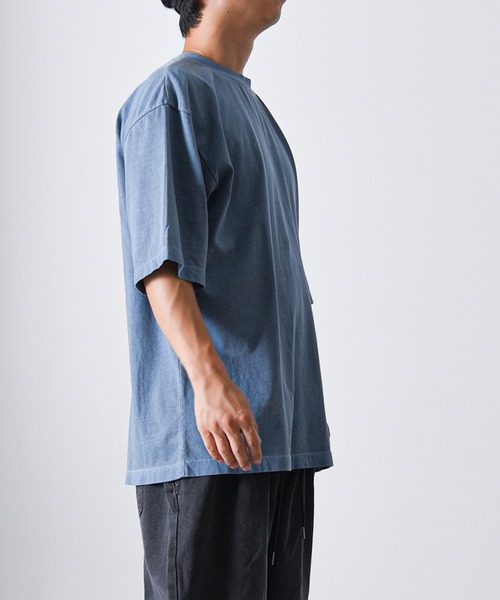 CALIFORNIA OUTFITTERS(カリフォルニア アウトフィッターズ)の「1-7B10 後染め ピグメント ワイド Tシャツ(Tシャツ/カットソー・メンズ・ブラック/ベージュ/グリーン/ブラウン/オレンジ/ブルー/レッド/アイボリー・FREE)」の17枚目の写真
