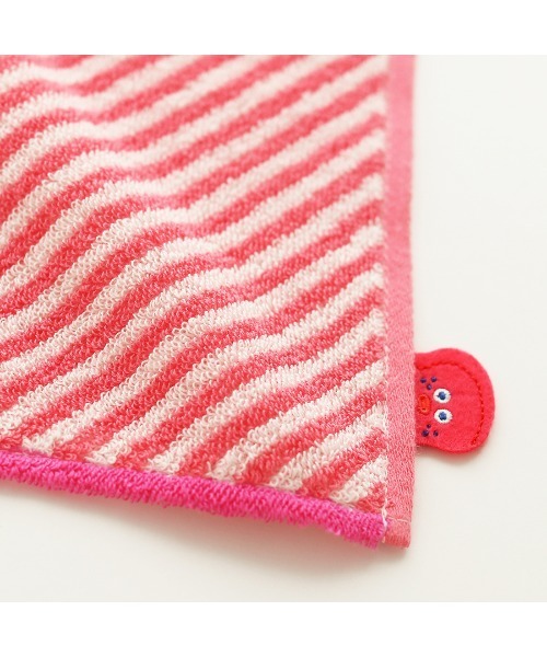 Brunch Brother（ブランチブラザー）の「タオル/トーストボーダーミニ/ブランチブラザー（ハンカチ/ハンドタオル・レディース・ブラック/パープル/ピンク・FREE）」の8枚目の写真