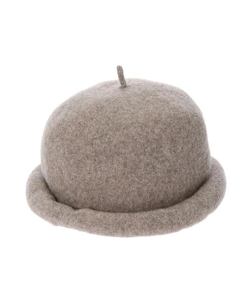 Samansa Mos2（サマンサ モスモス）の「フェルトロールハット（ハット・レディース・モカ/ブラック・F）」の7枚目の写真