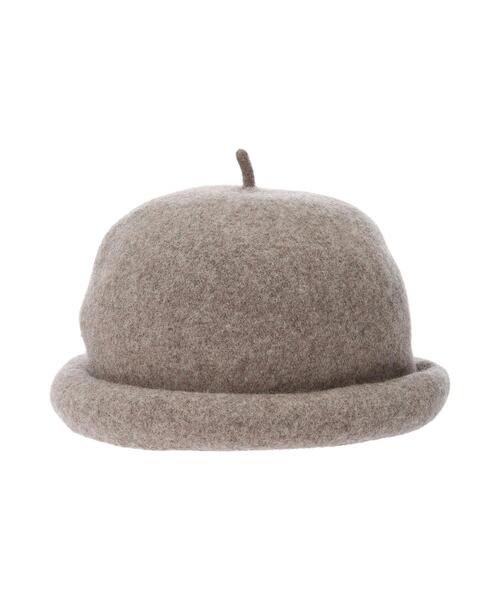Samansa Mos2（サマンサ モスモス）の「フェルトロールハット（ハット・レディース・モカ/ブラック・F）」の6枚目の写真