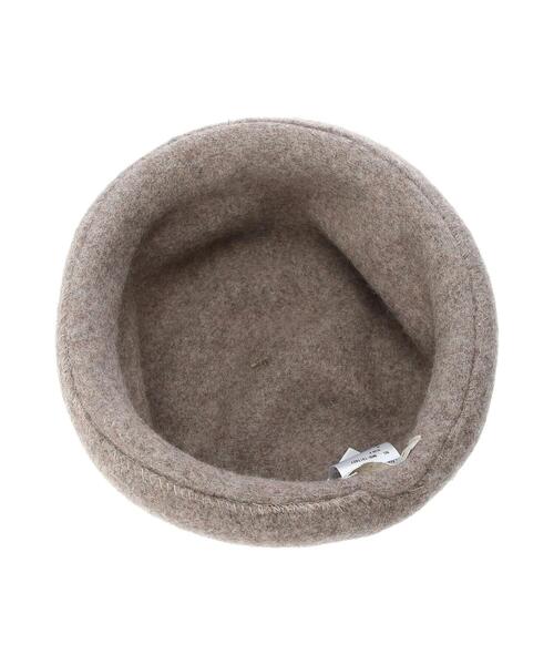 Samansa Mos2（サマンサ モスモス）の「フェルトロールハット（ハット・レディース・モカ/ブラック・F）」の3枚目の写真