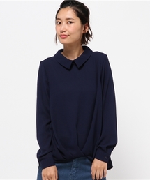 【CAPRICIEUX LE'MAGE】ドレープシャツプルオーバー