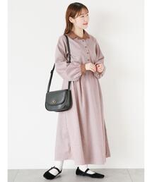 ehka sopo | チェック開襟ワンピース(ワンピース)