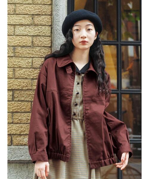 ehka sopo（エヘカソポ）の「チェック開襟ワンピース（ワンピース・レディース・ブラック/レッド/グリーン・F）」の6枚目の写真