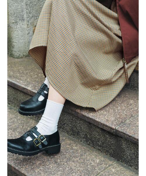 ehka sopo（エヘカソポ）の「チェック開襟ワンピース（ワンピース・レディース・ブラック/レッド/グリーン・F）」の8枚目の写真