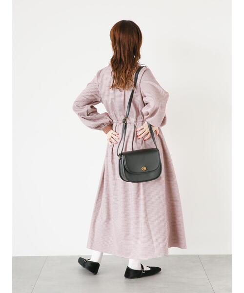 ehka sopo（エヘカソポ）の「チェック開襟ワンピース（ワンピース・レディース・ブラック/レッド/グリーン・F）」の16枚目の写真