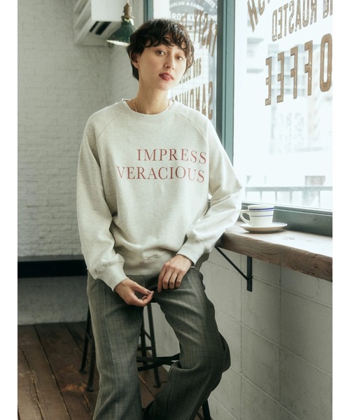 AMERICAN HOLIC（アメリカンホリック）の「ラグランロゴスウェット①（スウェット・レディース・ホワイト系その他・M/L）」の5枚目の写真