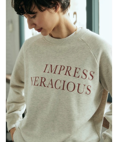 AMERICAN HOLIC（アメリカンホリック）の「ラグランロゴスウェット①（スウェット・レディース・ホワイト系その他・M/L）」の6枚目の写真