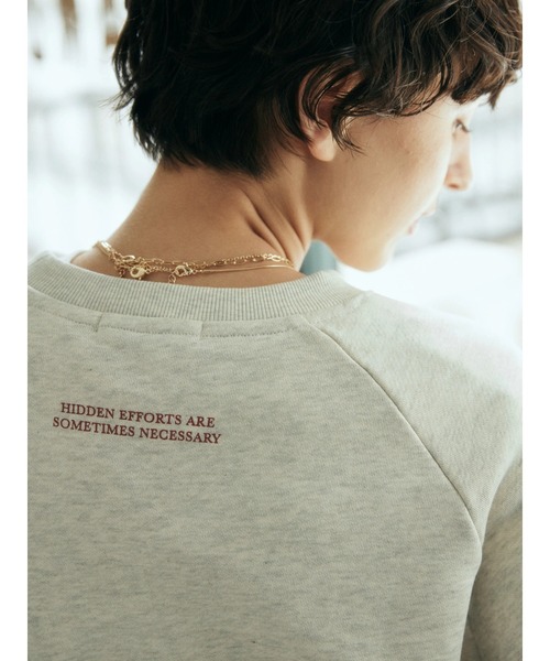 AMERICAN HOLIC（アメリカンホリック）の「ラグランロゴスウェット①（スウェット・レディース・ホワイト系その他・M/L）」の7枚目の写真