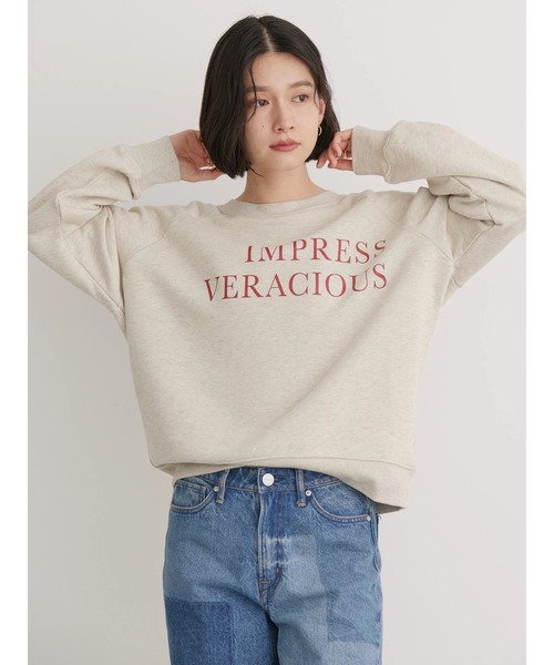 AMERICAN HOLIC（アメリカンホリック）の「ラグランロゴスウェット①（スウェット・レディース・ホワイト系その他・M/L）」の9枚目の写真