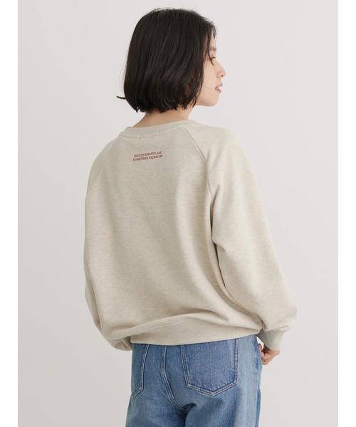 AMERICAN HOLIC（アメリカンホリック）の「ラグランロゴスウェット①（スウェット・レディース・ホワイト系その他・M/L）」の10枚目の写真