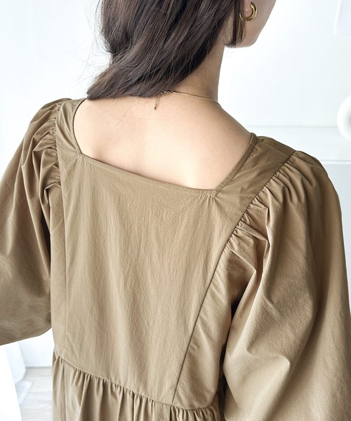 セール】旬の素材&デザイン。大人の前後2way ハーフジップドロスト