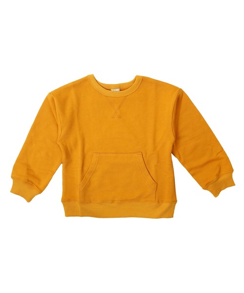 DILASH（ディラッシュ）の「WEB限定ポケット付きトレーナー（スウェット・キッズ・ワインレッド/ネイビー/ブラウン/カーキ/ブラック/レンガ/チャコール/グリーン/オレンジ/グレー・120/100/90/80/140/130/110）」の10枚目の写真