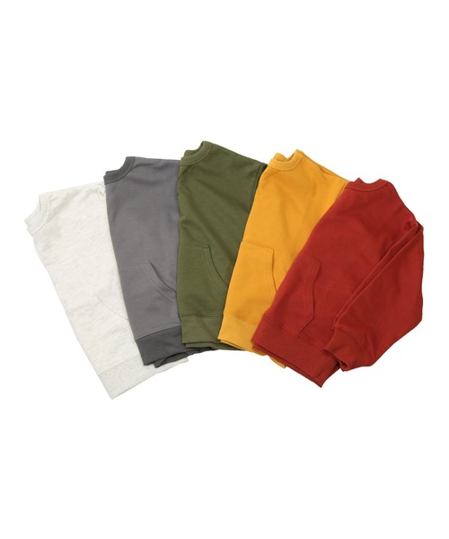 DILASH（ディラッシュ）の「WEB限定ポケット付きトレーナー（スウェット・キッズ・ワインレッド/ネイビー/ブラウン/カーキ/ブラック/レンガ/チャコール/グリーン/オレンジ/グレー・120/100/90/80/140/130/110）」の13枚目の写真