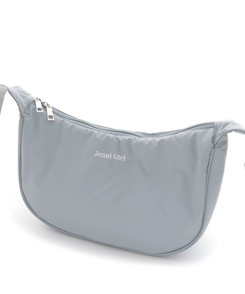 JENNI(ジェニィ)の「シンプルバナナショルダー(ショルダーバッグ・キッズ・サックスブルー/ブラック/アイボリー・F)」の15枚目の写真