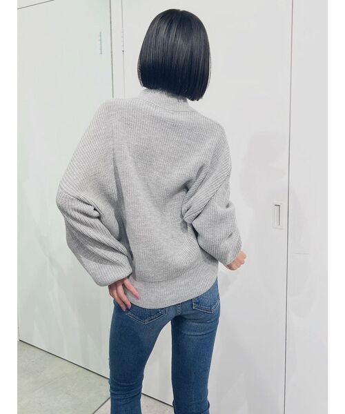 GYDA(ジェイダ)の「ANNOYINGサガラニットトップス(ニット/セーター・レディース・ブラック/ベージュ/グレー・FREE)」の8枚目の写真