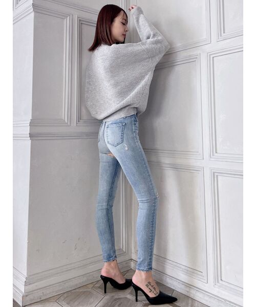 GYDA(ジェイダ)の「ANNOYINGサガラニットトップス(ニット/セーター・レディース・ブラック/ベージュ/グレー・FREE)」の18枚目の写真