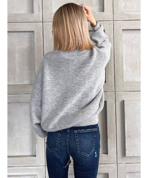 GYDA(ジェイダ)の「ANNOYINGサガラニットトップス(ニット/セーター・レディース・ブラック/ベージュ/グレー・FREE)」の22枚目の写真