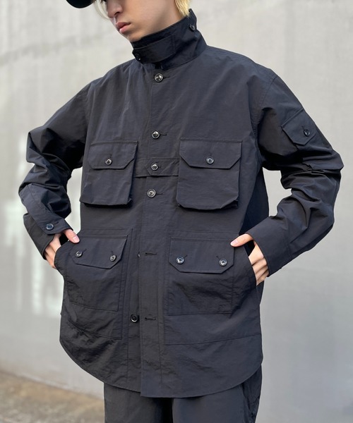 MILITARY（ミリタリー）の「【SETUP7】HIGH QUALITY EXPLORER SHIRT JACKET ワッシャーテックシャツジャケット（シャツ/ブラウス・メンズ・ブラック/カーキ/グレー/ホワイト・M/L）」の5枚目の写真