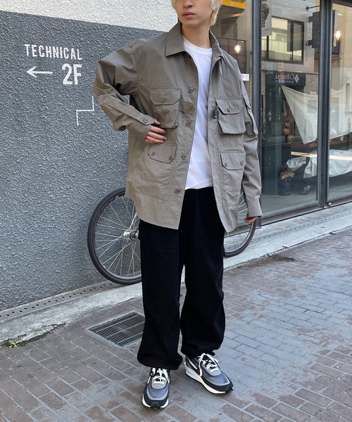 MILITARY（ミリタリー）の「【SETUP7】HIGH QUALITY EXPLORER SHIRT JACKET ワッシャーテックシャツジャケット（シャツ/ブラウス・メンズ・ブラック/カーキ/グレー/ホワイト・M/L）」の12枚目の写真