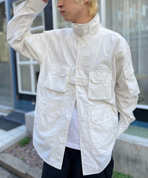 MILITARY（ミリタリー）の「【SETUP7】HIGH QUALITY EXPLORER SHIRT JACKET ワッシャーテックシャツジャケット（シャツ/ブラウス・メンズ・ブラック/カーキ/グレー/ホワイト・M/L）」の22枚目の写真