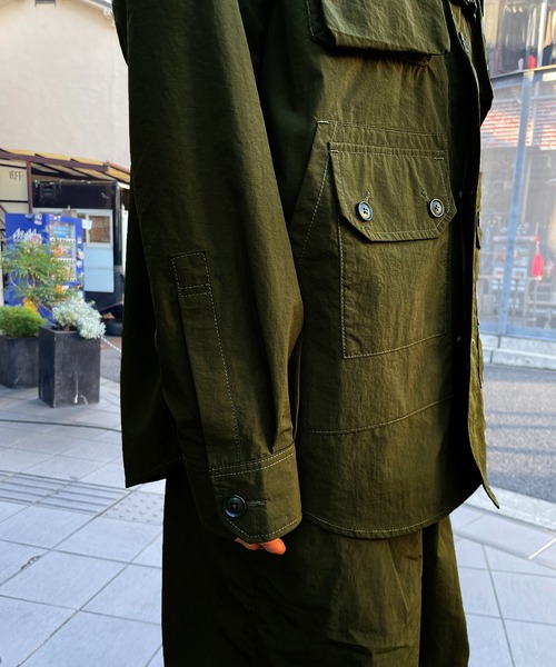 MILITARY（ミリタリー）の「【SETUP7】HIGH QUALITY EXPLORER SHIRT JACKET ワッシャーテックシャツジャケット（シャツ/ブラウス・メンズ・ブラック/カーキ/グレー/ホワイト・M/L）」の20枚目の写真
