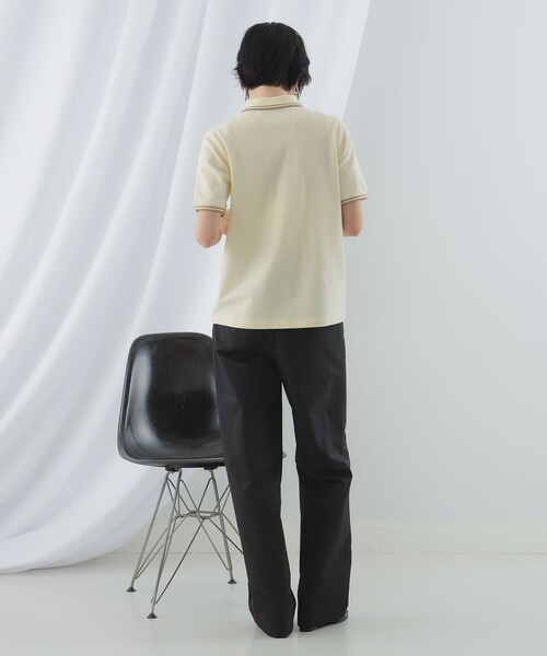 Ray BEAMS(レイビームス)の「Ray BEAMS / カットアウト ベルト パンツ(スラックス・レディース・ブルー/ブラック・1/0)」の12枚目の写真