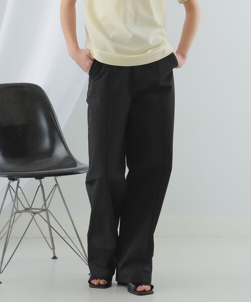 Ray BEAMS(レイビームス)の「Ray BEAMS / カットアウト ベルト パンツ(スラックス・レディース・ブルー/ブラック・1/0)」の14枚目の写真