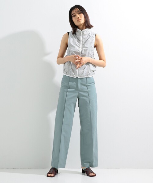 Ray BEAMS(レイビームス)の「Ray BEAMS / カットアウト ベルト パンツ(スラックス・レディース・ブルー/ブラック・1/0)」の15枚目の写真