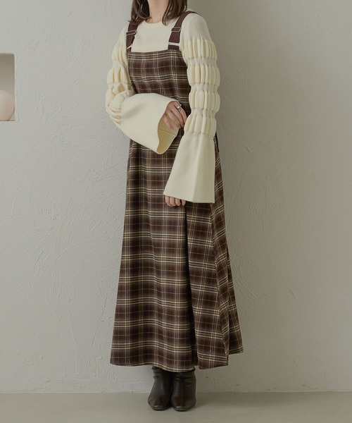 Ambre Neige（アンブルネージュ）の「モチモチフレアスリーブニット/【WEB/EC限定商品】（ニット/セーター・レディース・アイボリー/チャコールグレー/オレンジ系その他・FREE）」の19枚目の写真