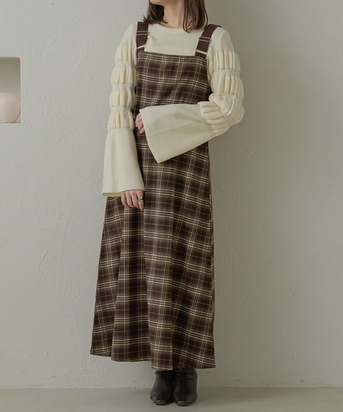 Ambre Neige（アンブルネージュ）の「モチモチフレアスリーブニット/【WEB/EC限定商品】（ニット/セーター・レディース・アイボリー/チャコールグレー/オレンジ系その他・FREE）」の20枚目の写真