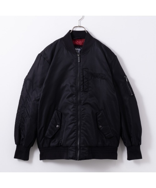 Norton（ノートン）の「Norton MA-1タイプジャケット（MA-1・メンズ・カーキ/ブラック・XL/L/M/XXL）」の3枚目の写真