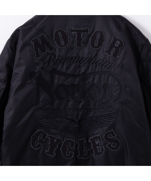 Norton（ノートン）の「Norton MA-1タイプジャケット（MA-1・メンズ・カーキ/ブラック・XL/L/M/XXL）」の9枚目の写真