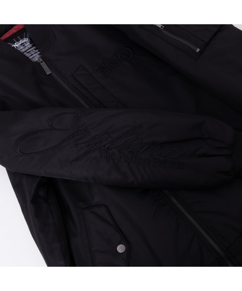 Norton（ノートン）の「Norton MA-1タイプジャケット（MA-1・メンズ・カーキ/ブラック・XL/L/M/XXL）」の10枚目の写真