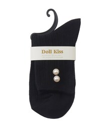 DOLL KISS | バックパール調付ソックス 靴下(ソックス/靴下)