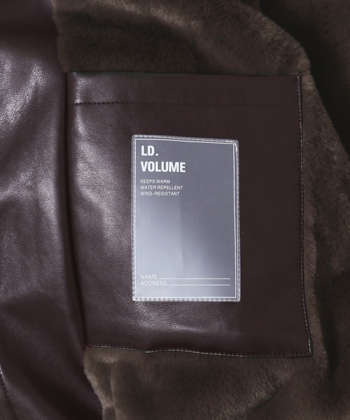 LADY VOLUME（レディーボリューム）の「Lady Volume／623 レザーボアジャケット　2991072（ブルゾン・レディース・ブラック/ボルドー・FREE）」の14枚目の写真