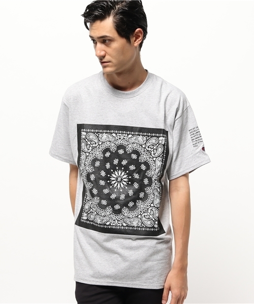 MYE-DO'（マイ・ドゥ）の「ヘビーウェイトTシャツ”BANDANA”（Tシャツ/カットソー・メンズ・イエロー/グレー/ブラック/ホワイト/ネイビー・SMALL/LARGE/MEDIUM/X-LARGE）」の3枚目の写真