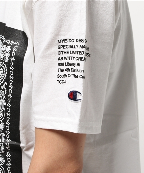 MYE-DO'（マイ・ドゥ）の「ヘビーウェイトTシャツ”BANDANA”（Tシャツ/カットソー・メンズ・イエロー/グレー/ブラック/ホワイト/ネイビー・SMALL/LARGE/MEDIUM/X-LARGE）」の10枚目の写真