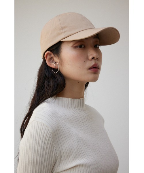 AZUL by moussy（アズールバイマウジー）の「バックロゴキャップ（キャップ・レディース・ブラック/ベージュ・FREE）」の6枚目の写真