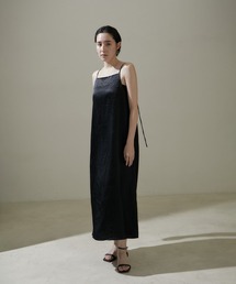 SALON adam et rope' | 【WEB限定】前後2WAYワッシャーサテンキャミワンピース【洗える】(ワンピース)