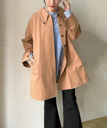 変形カラーオーバーサイズミディコート