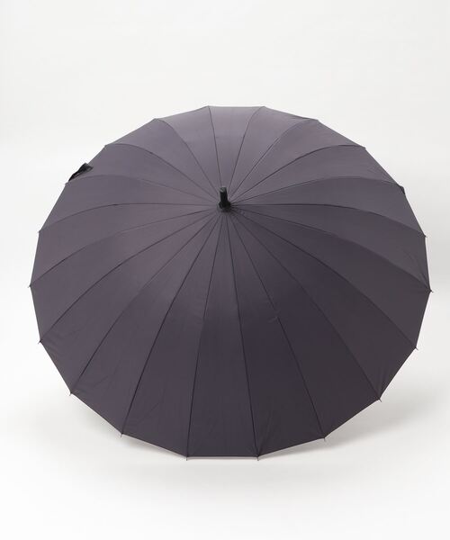 Waterfront（ウォーターフロント）の「富山サンダー20本骨（長傘・メンズ・ブラック/ヘザーグレー/ネイビー・FREE）」の4枚目の写真
