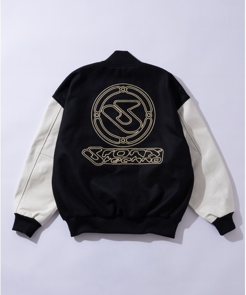 WHO'S WHO gallery（フーズフーギャラリー）の「【KOOKY’N/クーキー】 BRONX STADIUM JACKET（スタジャン・メンズ・ブラック/ホワイト・FREE）」の14枚目の写真
