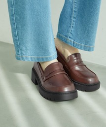 ROPE' PICNIC | 晴雨兼用/厚底コインローファー(ローファー)