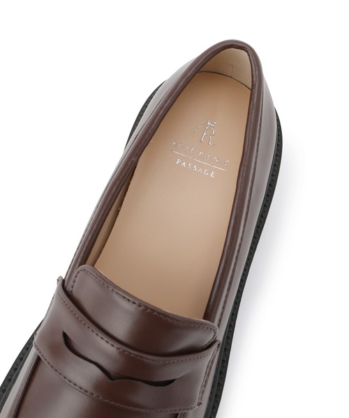 ROPE' PICNIC（ロペピクニック）の「晴雨兼用/厚底コインローファー（ローファー・レディース・ブラック/ブラウン・24.5cm/24.0cm/23.5cm/23.0cm）」の10枚目の写真